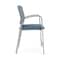 Lesro Newport Wide Hip Chair Metal Frame, Silver, RS Rain Song Back, MD Titan Seat NP1261 - alternate 2